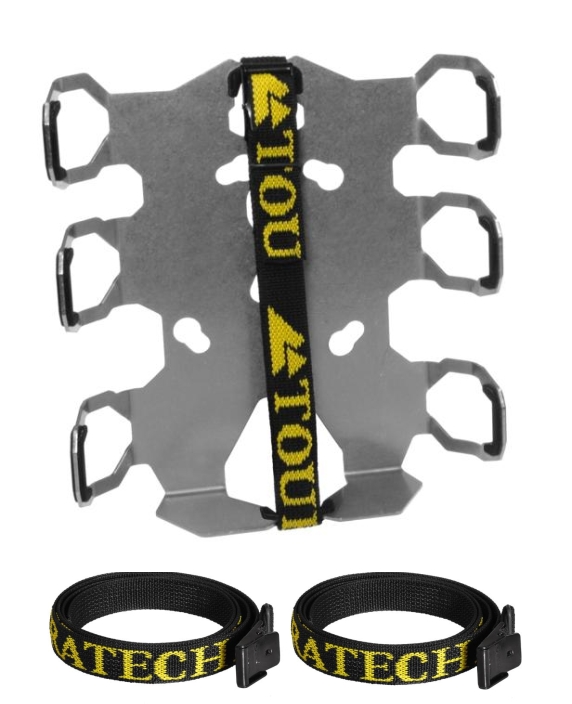 ZEGA Pro & ZEGA Mundo - Adapter Plate With Straps For Double Bottle Holder