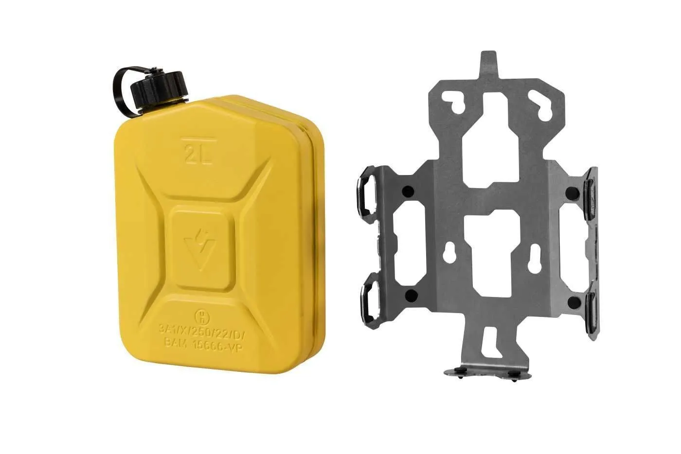 Touratech "Voyager" 2L Fuel Can With Zega Evo Holder