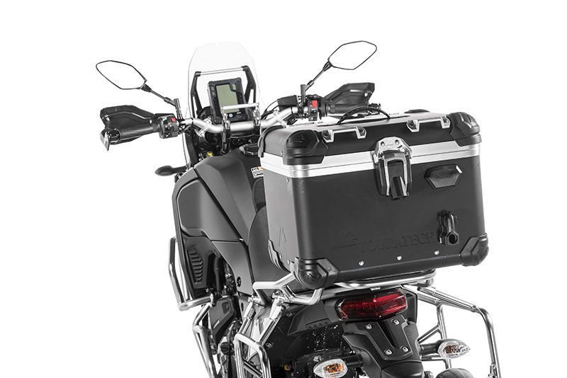 Touratech Luggage Rack With 38L Zega Evo Top Box & Locks - Black