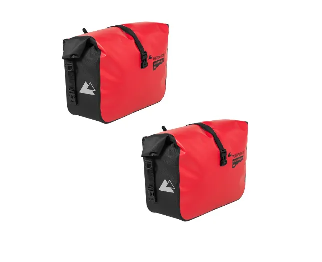 Touratech Lava Red Endurance Side Bags – Waterproof – Set Of 2