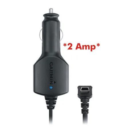 USB Power Cable With Cigarette Lighter Plug For Zumo 340/ 345/ 350/ 390/ 395 (2Amp)