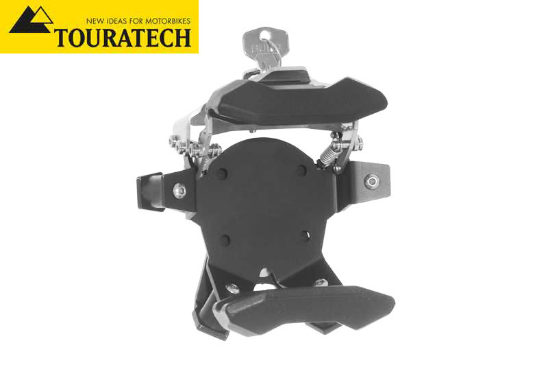 Handlebar Mount Motorbike For Tomtom Rider 40/400/410/450/550, Lockable, Black Anodised