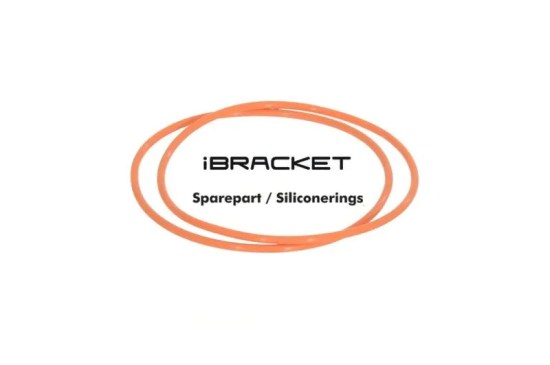 Ibracket Replacement Set- Siliconrings (2 Pices) - Orange