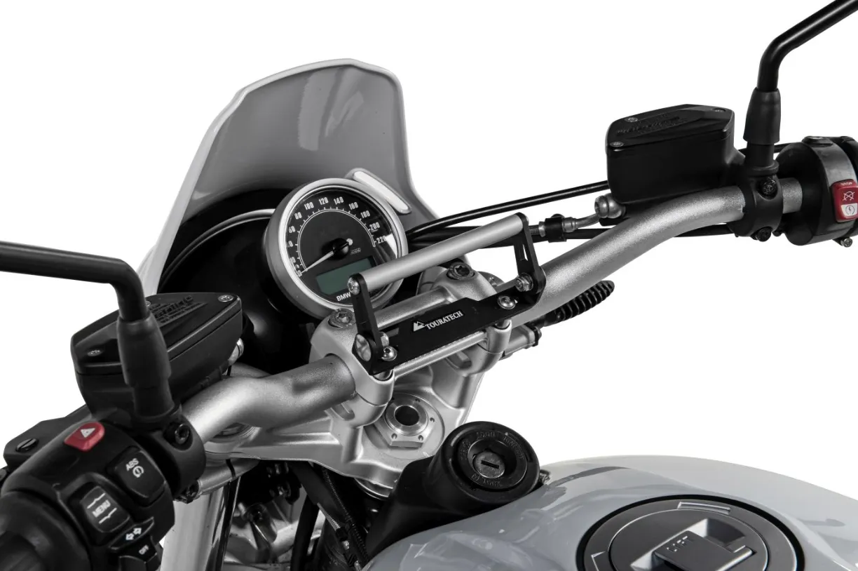 Touratech GPS Handlebar Bracket Adapter, Adjustable, With M8x30 Screws - Honda Triumph