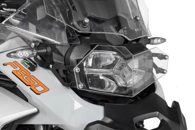 Quick Release Makrolon Headlight Guard - BMW F850GSA