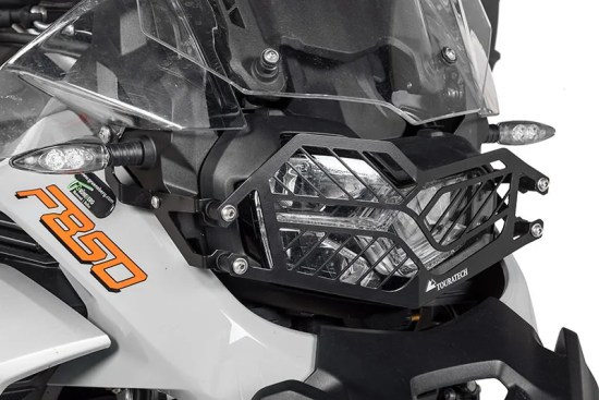 Quick Release Stainless Steel Headlight Guard - BMW F850GSA