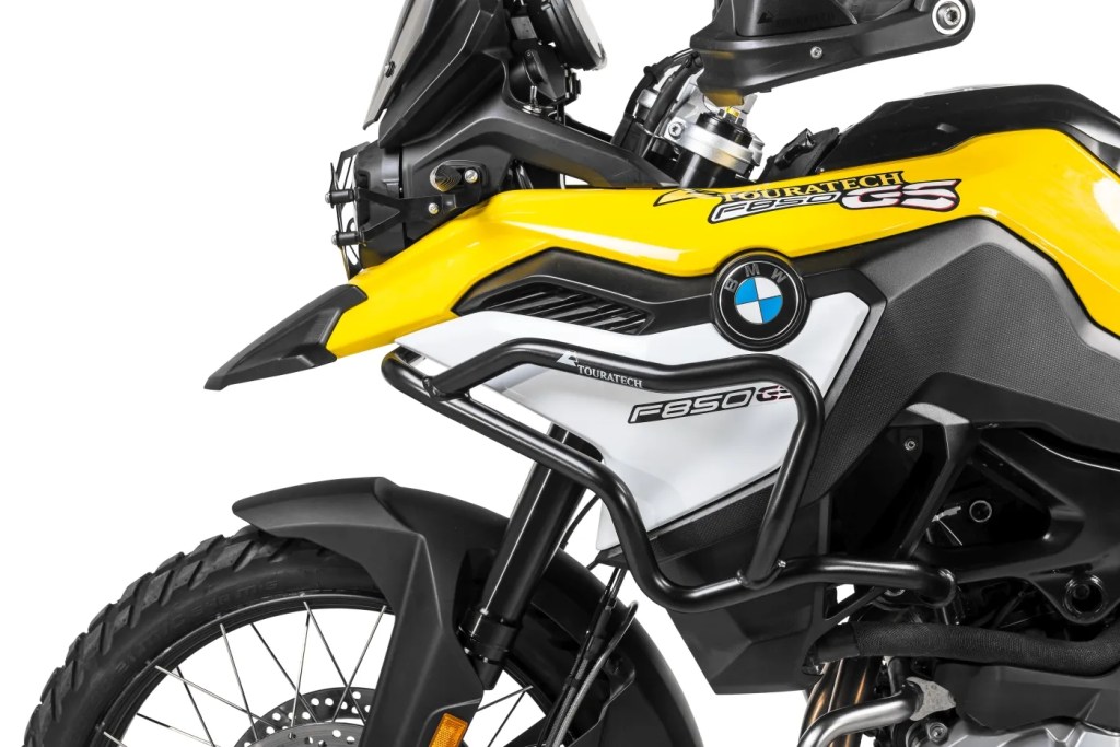 Stainless Steel Crash Bar, Black For BMW F850GS/ F750GS