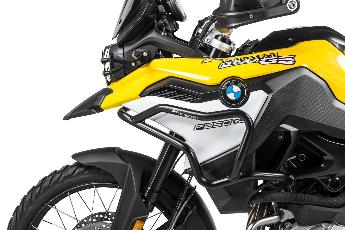 Stainless Steel Crash Bar, Black For BMW F850GS/ F750GS