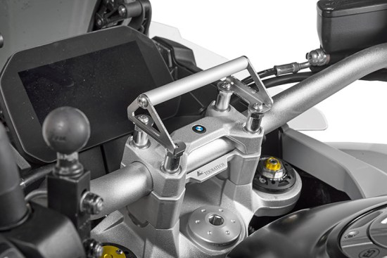 GPS Handlebar Bracket - With 35Mm Bar Risers - BMW F850GS/A