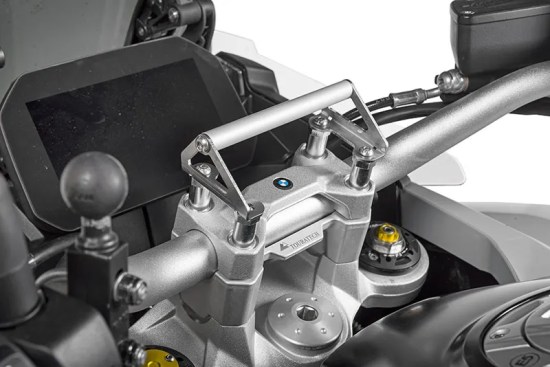 GPS Handlebar Bracket - With 35Mm Bar Risers - BMW F850GS/A