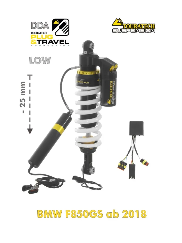Touratech Plug & Go Lowering -25Mm Shock Absorber DDA – BMW F850GS