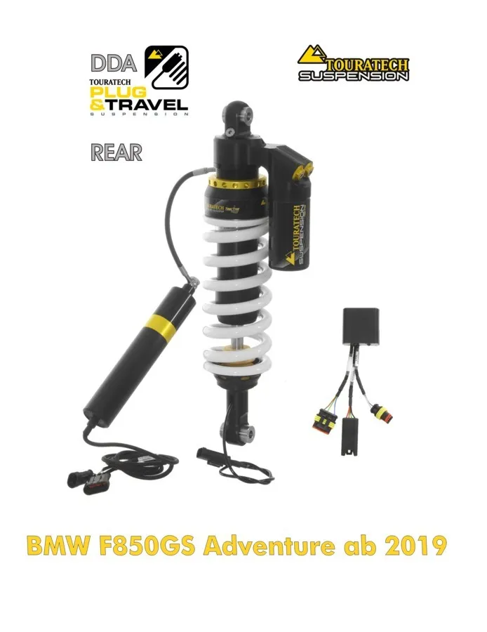 Touratech Suspension Shock Absorber For BMW F850GS Adventure From 2019 DDA / Plug & Travel