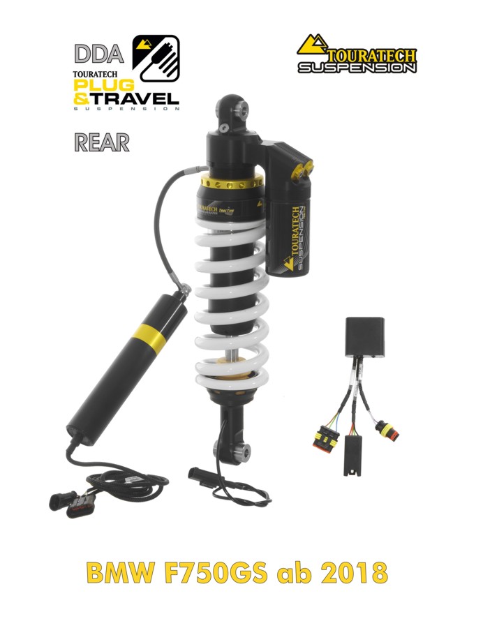 Touratech Suspension "Rear" Shock Absorber For BMW F750GS From 2018 DDA / Plug & Travel