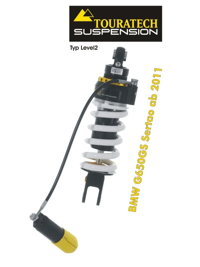 Touratech Suspension Shock Absorber For BMW G650GS Sertao From 2011 Type Level2/Explorehp