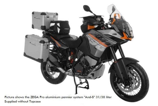 Touratech Zega Pro Luggage Builder - KTM 1050 Adv, 1090 Adv, 1290 Super Adv, 1190 Adv/R