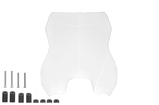 Windscreen, L, Transparent, For KTM 1050 Adventure/ 1090 Adventure/ 1190 Adventure