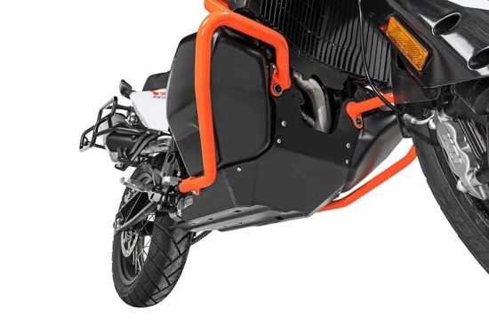 Engine Protector RALLYE Evo, Aluminium Black For KTM 790 Adventure/ 790 Adventure R