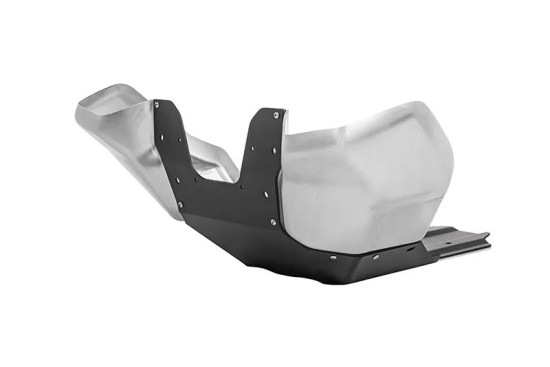RALLYE Evo Bashplate -  Black & Silver - KTM 790 Adv/R