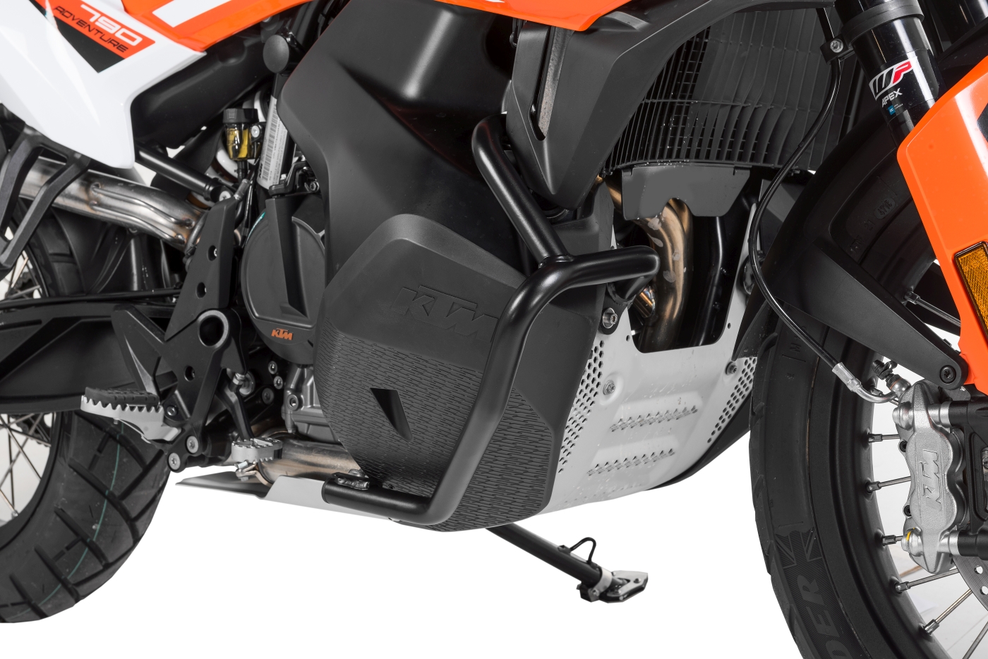 Fuel Tank Lower Crash Bars -Black - KTM 890 Adv/R, 790 Adv/R