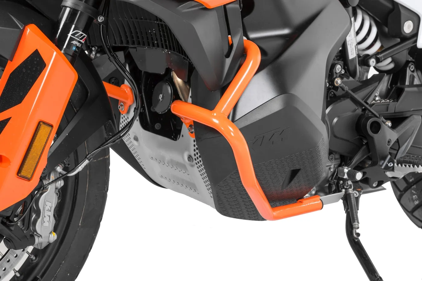 Fuel Tank Lower Crash Bars -Orange - KTM 890 Adv/R, 790 Adv/R - Image 3