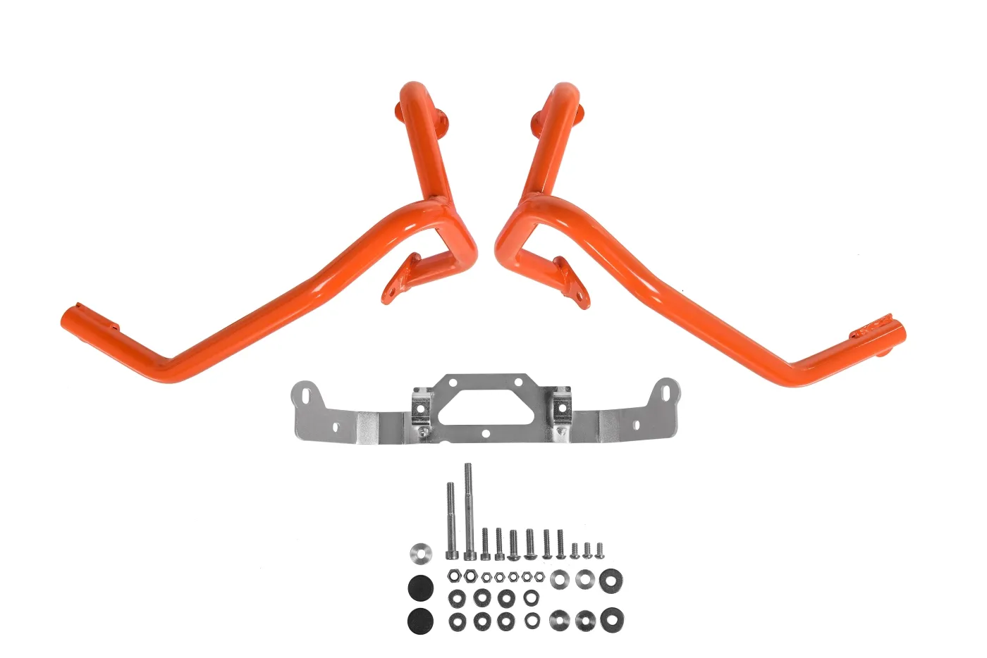 Fuel Tank Lower Crash Bars -Orange - KTM 890 Adv/R, 790 Adv/R - Image 5