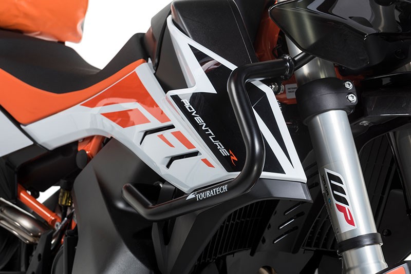 Stainless Steel Fairing Crash Bar - Black - KTM 890 Adv/R, 790 Adv/R