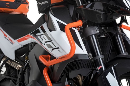 Stainless Steel Fairing Crash Bar - Orange - KTM 890 Adv/R, 790 Adv/R