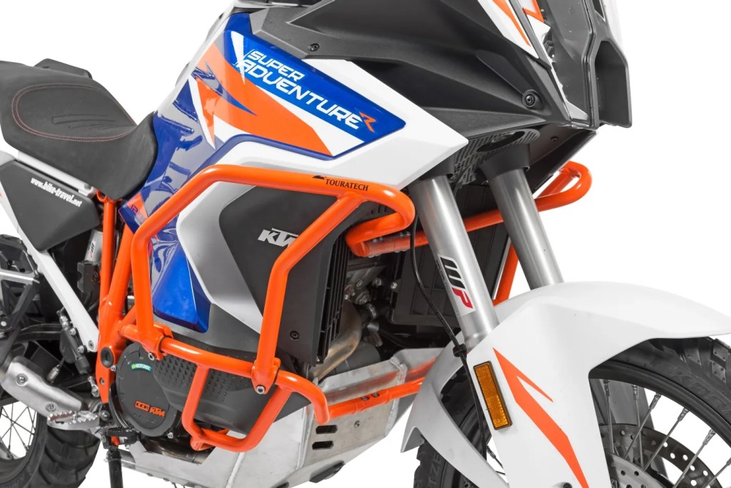 Crash Bar Extension Orange For KTM 1290 Super Adventure S / R (2021-)