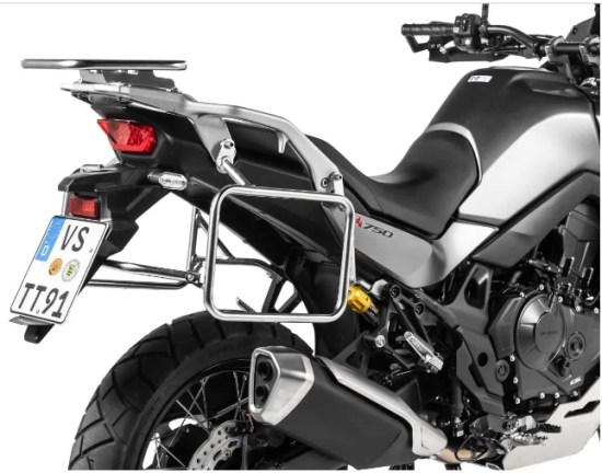 Touratech Stainless Steel Pannier Frames - Honda XL750 Transalp - Silver