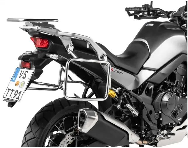 Touratech Stainless Steel Pannier Frames - Honda XL750 Transalp - Silver