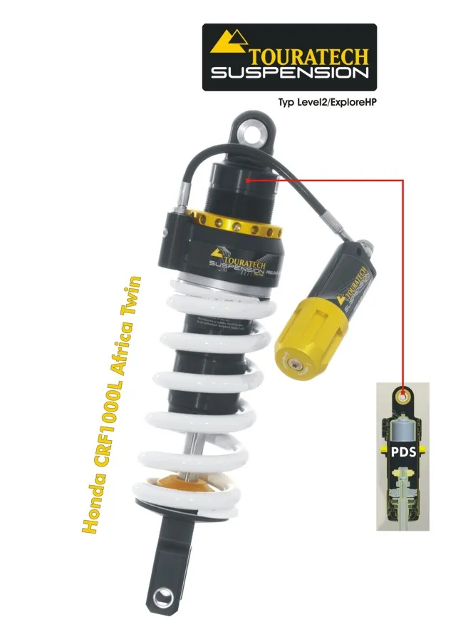 Touratech Shock Absorber – Honda CRF1000L – 2016/17 – Explore HP/PDS