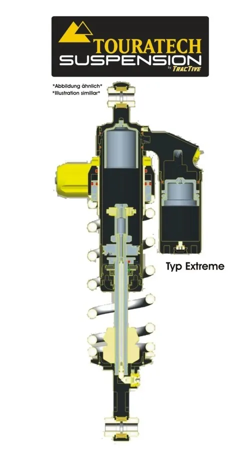 Touratech Shock Absorber - Honda Africa Twin CRF1000L - 2016/17 - Extreme - Image 2