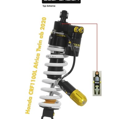 Touratech Suspension Shock Absorber For Honda CRF1100L Africa-Twin From 2020 Type Extreme
