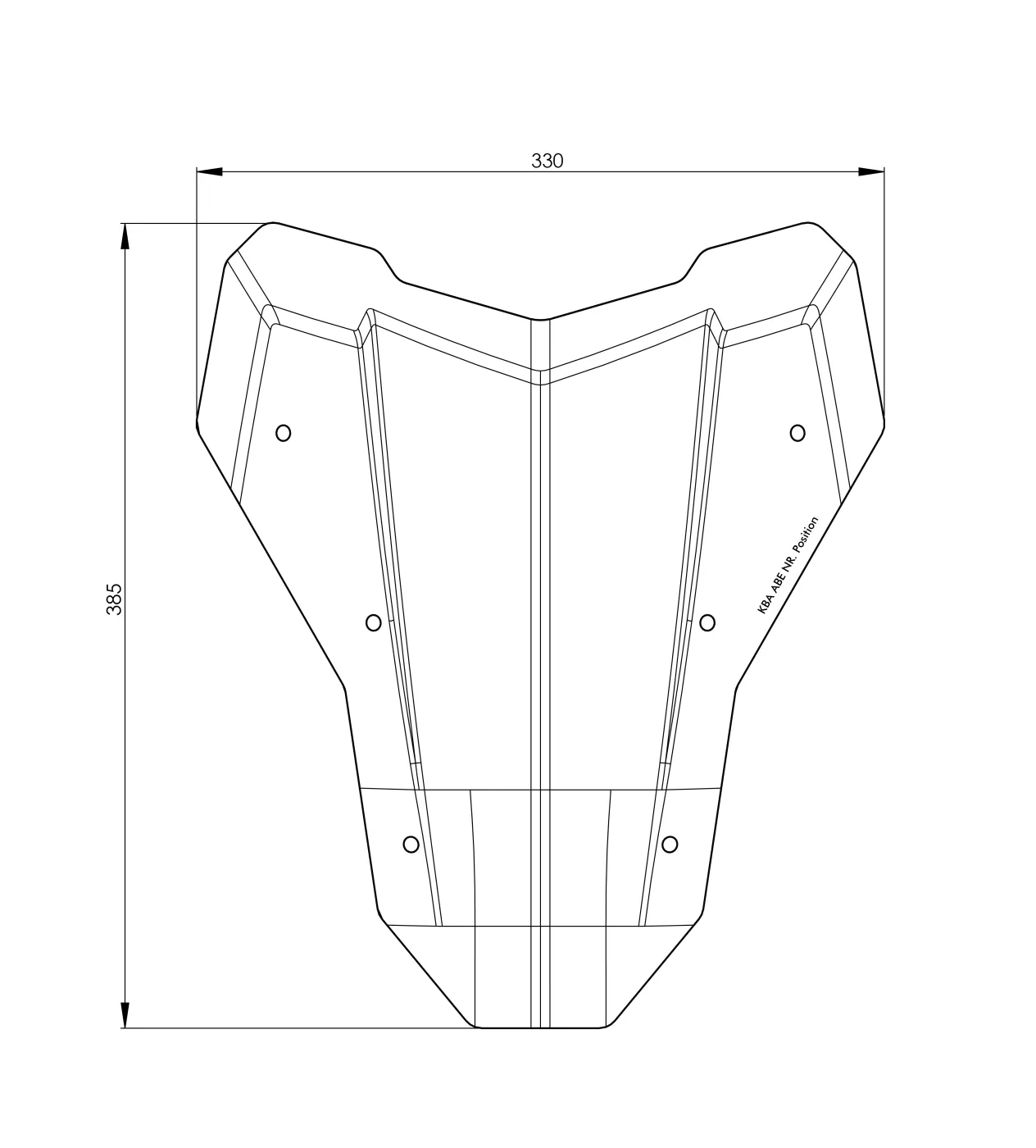 Windscreen S Tinted For Honda CRF1100L Adventure Sports - Image 3