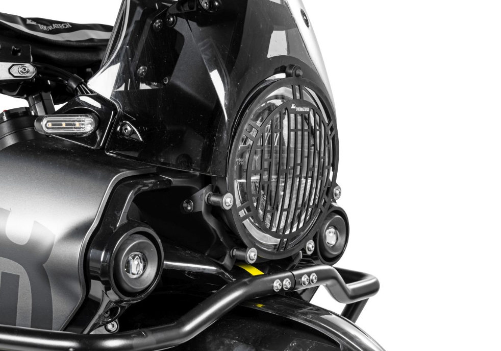 Touratech Headlight Guard With Quick Release Fastener - Husqvarna