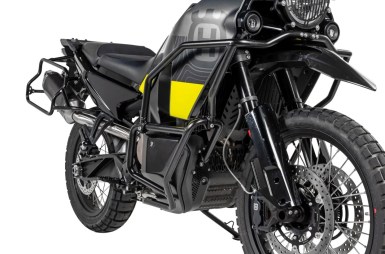 Touratech Stainless Steel Fairing Crash Bar - Black Norden 901