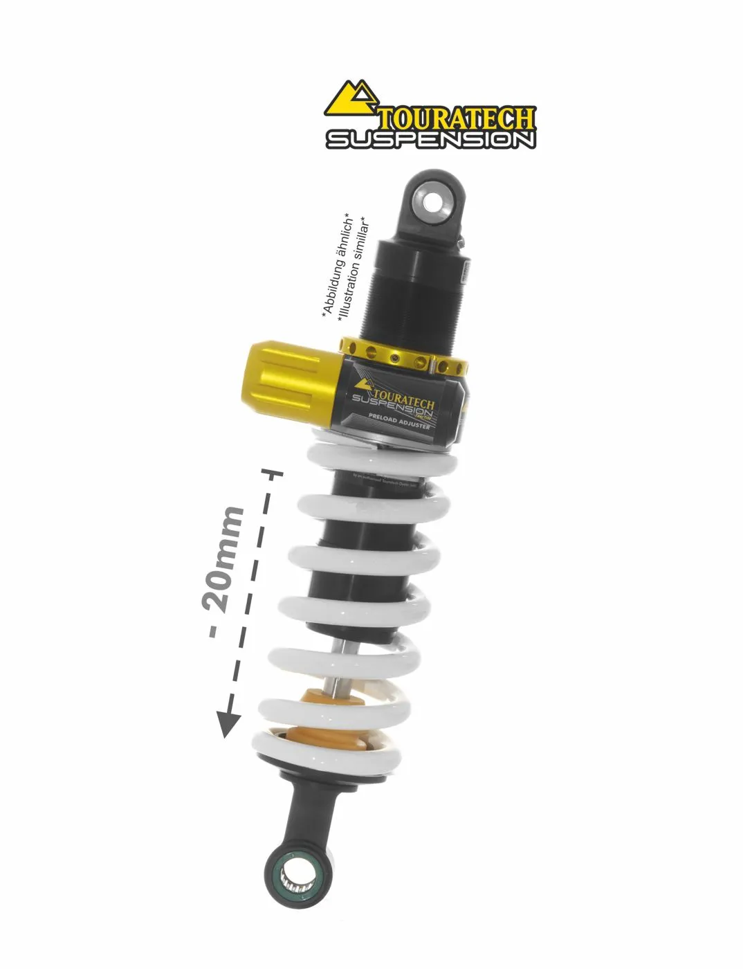 Touratech Lowering Shock (-20Mm) - Triumph Tiger 900 Rallye Pro - Explore HP/PDS