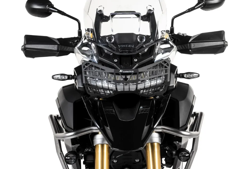 Headlight Guard Makrolon With Quick Release Fastener - Triumph Tiger 1200 (2022-) - Image 2