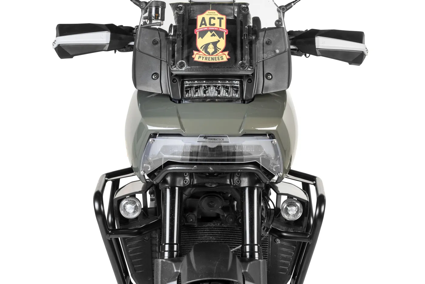 Quick Release Makrolon Headlight Guard - HD RA1250 Pan America - Image 2