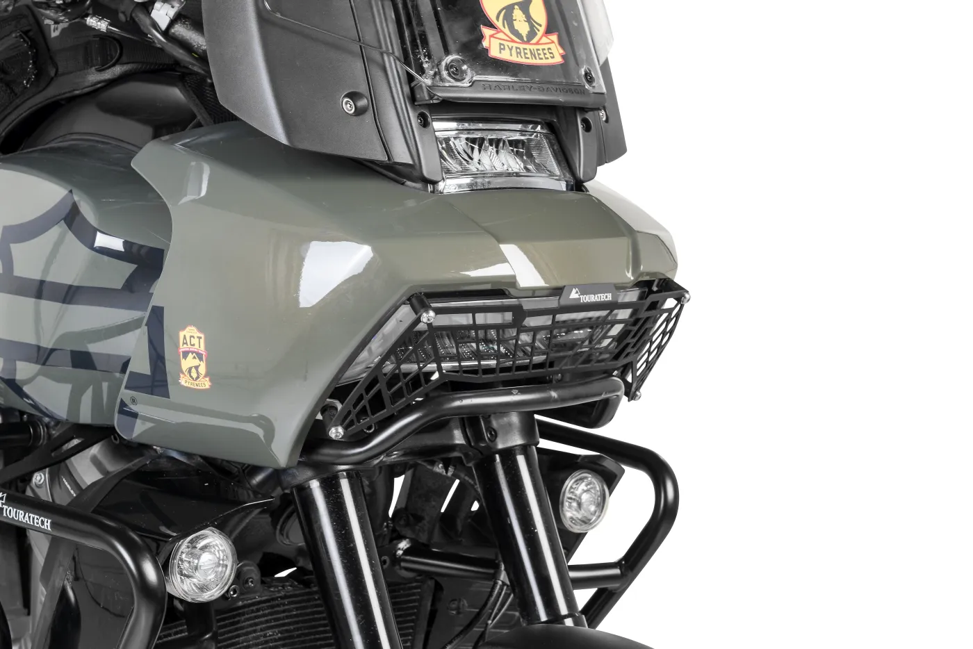 Quick Release Headlamp Guard - HD RA1250 Pan America