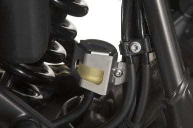 Rear Brake Reservoir Guard - Silver - BMW, KTM & Ducati