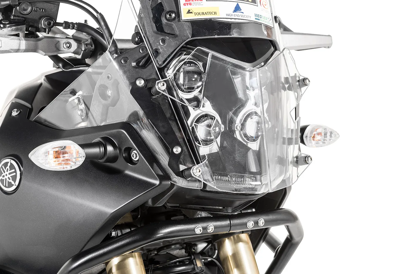 Quick Release Makrolon Headlight Guard - Yamaha Tenere 700