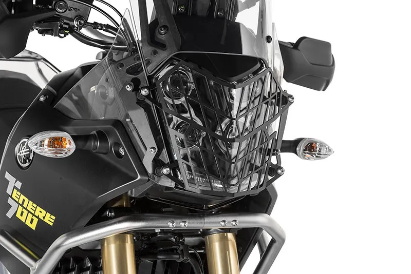 Headlamp Guard Black With Quick Release Fastener For Yamaha Tenere 700 *OFFROAD USE ONLY*