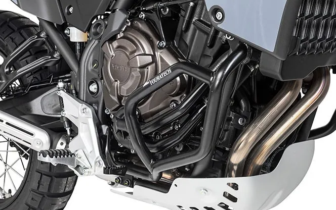 Engine Crash Bar Stainless Steel Black For Yamaha Tenere 700
