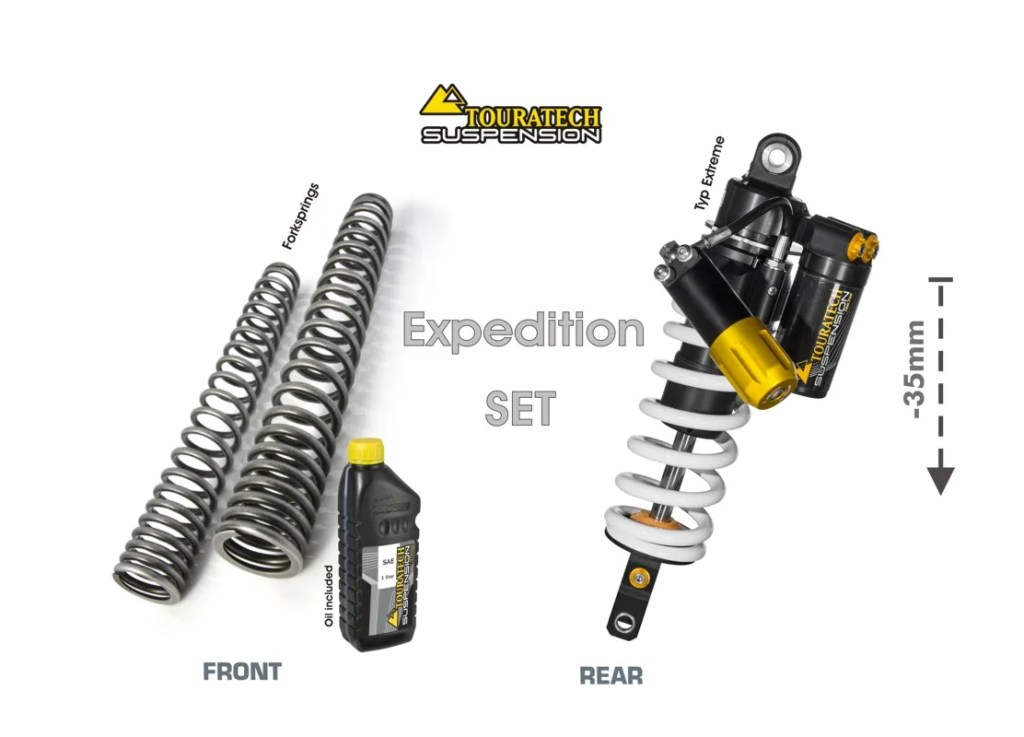 Touratech Suspension WTE Expedition – SET For Yamaha Tenere 700 From 2019
