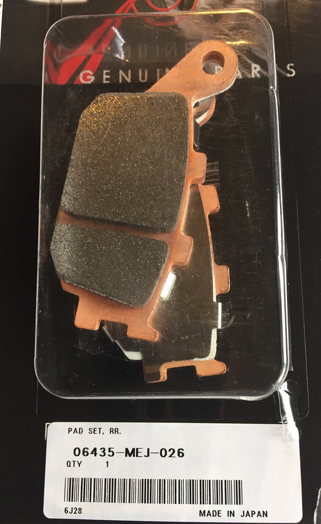OEM Honda Rear Brake Pads - CRF1000 / CRF1100 (All Models)