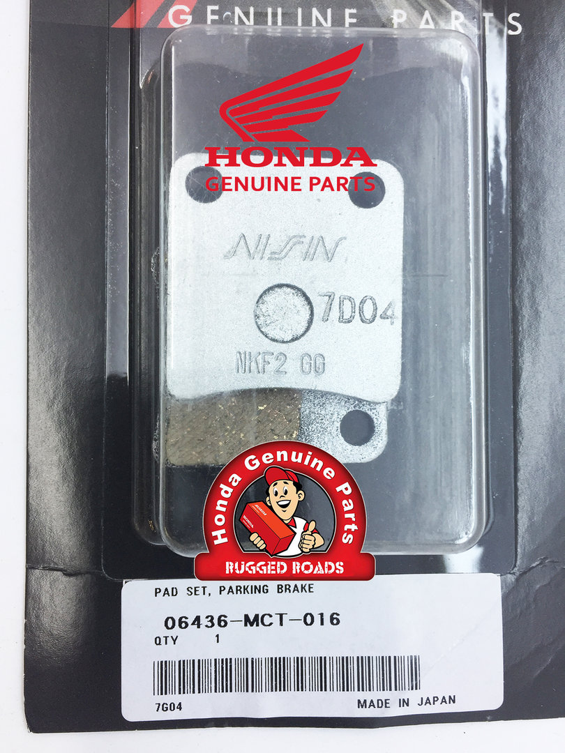 OEM Honda Parking Brake Pads - CRF1000/CRF1100 DCT (2016>)