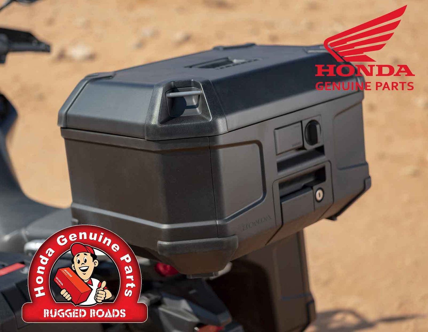 OEM Honda 58Ltr Plastic Top Box Kit - CRF1100 All Models