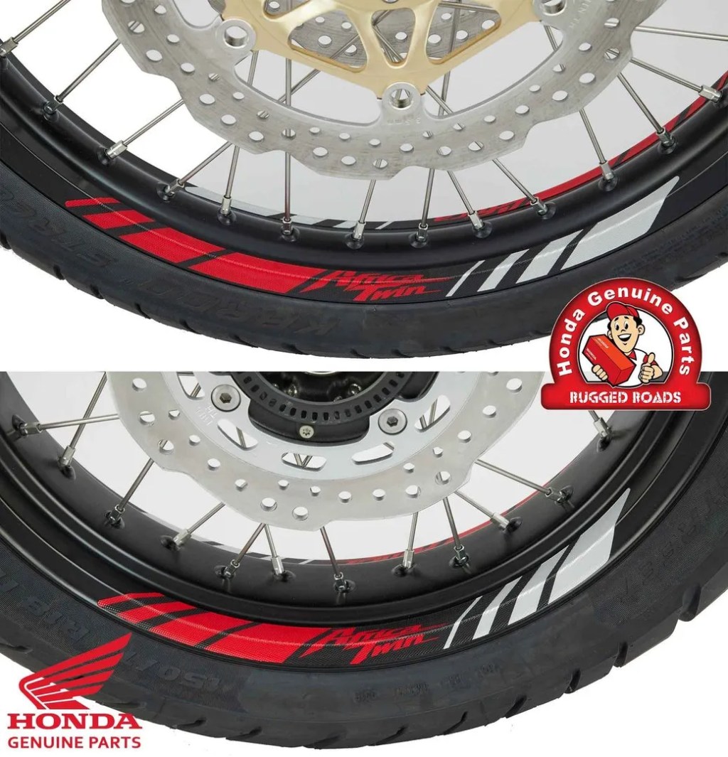 OEM Honda Wheel Stripe - Red/Black