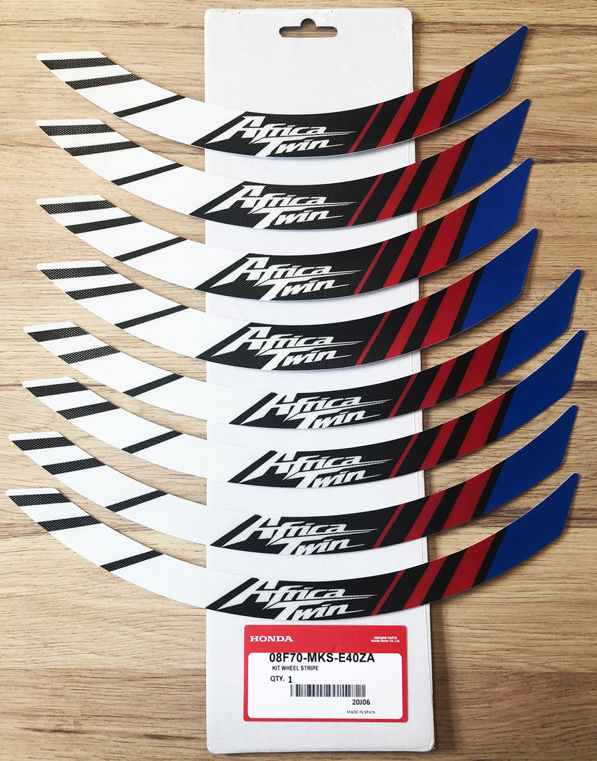 OEM Honda Wheel Stripe - Blue/Black